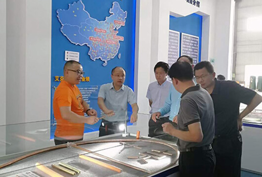 中共京山市委副書記、代市長(zhǎng)何洪濤來(lái)公司調(diào)研、指導(dǎo)工作