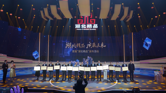 湖北省人民政府盛閱春副省長親自給湖北艾克電纜頒獎授牌！