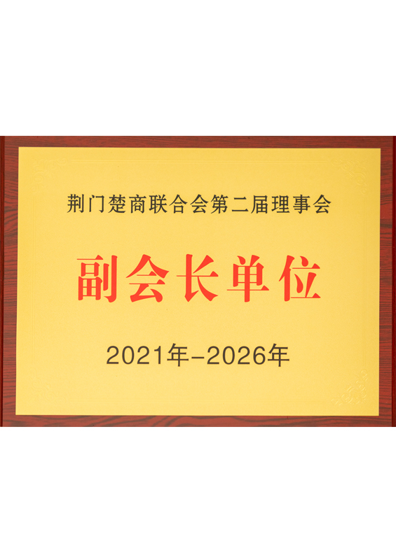 荊門楚商聯(lián)合會(huì)第二屆理事會(huì)副會(huì)長(zhǎng)單位